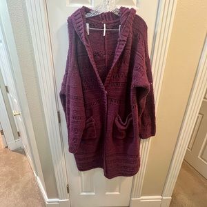 Free people long cardigan